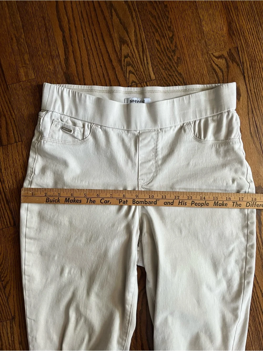 Nine West Heidi Pull On Cropped Cotton Pant - Size 6